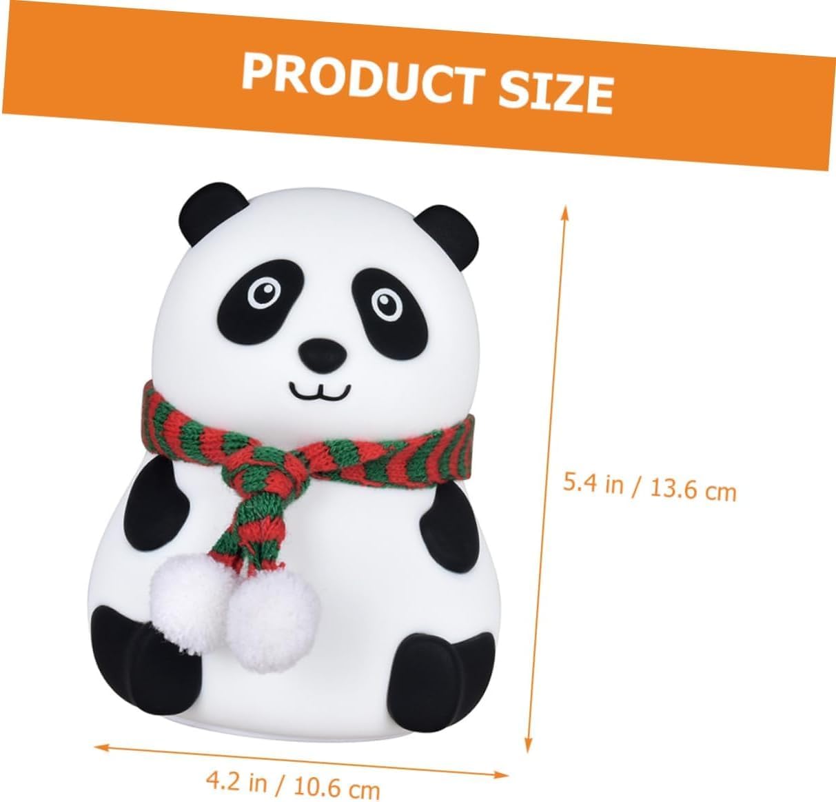 Touch Silicone Panda Light Lamp, MOQ 100 PCS, @175/- Per Piece | Night Light for Kids, Girls & Boys | Cute Bedroom Decor for Women | Cute Panda Lamp