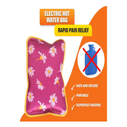 Hot Water Bag Heating Bag Gel hot Water Bag hot bags for pain relief hot water bags electric hot pack heat pad electric for pain relief electric heating pad for back pain Men & Women with Charging Cord (Multicolour), , MOQ 100 Pcs,@59.90/-