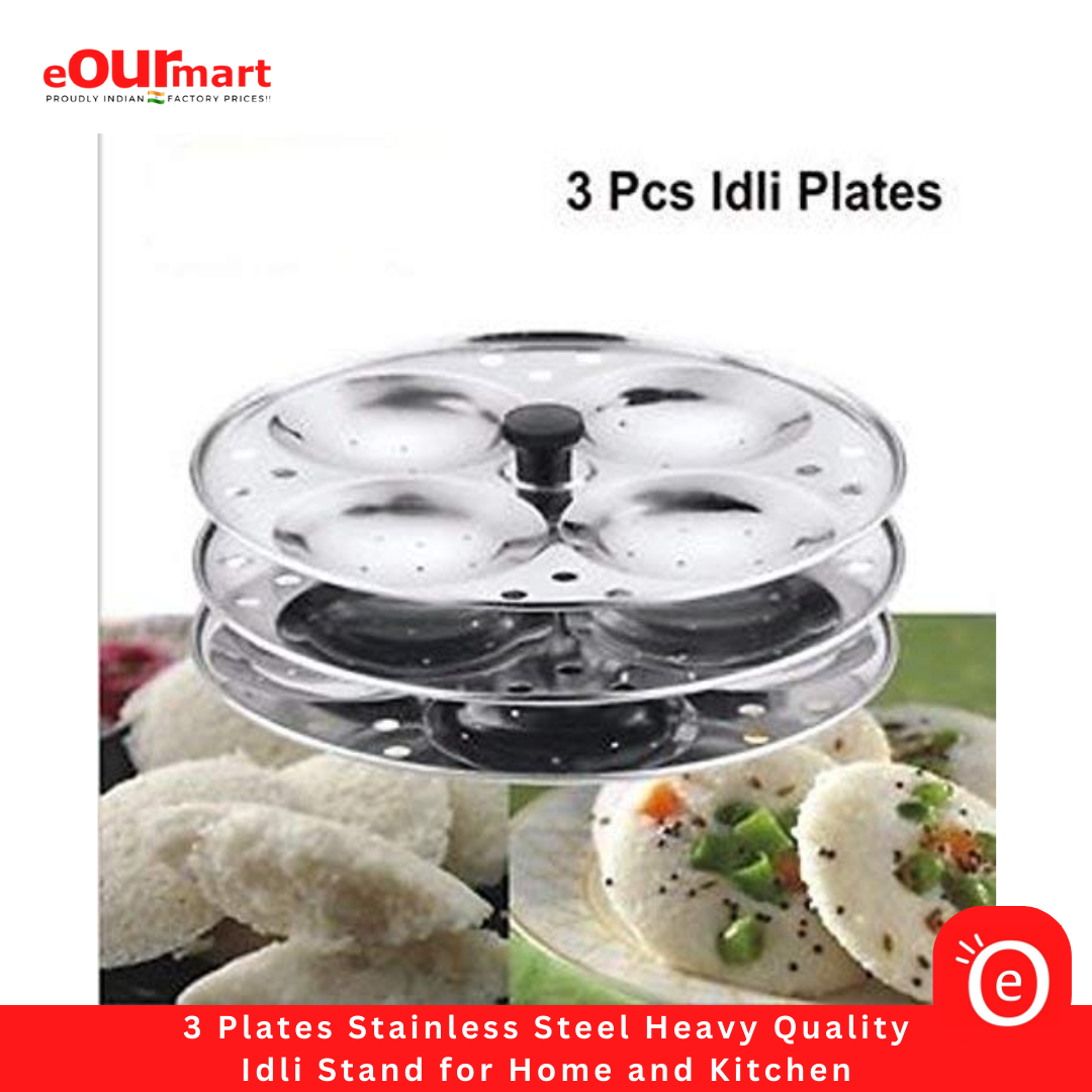 Edli Stand Idli Stand With Stainless Steel Plates | Idli Stand for Home and ...