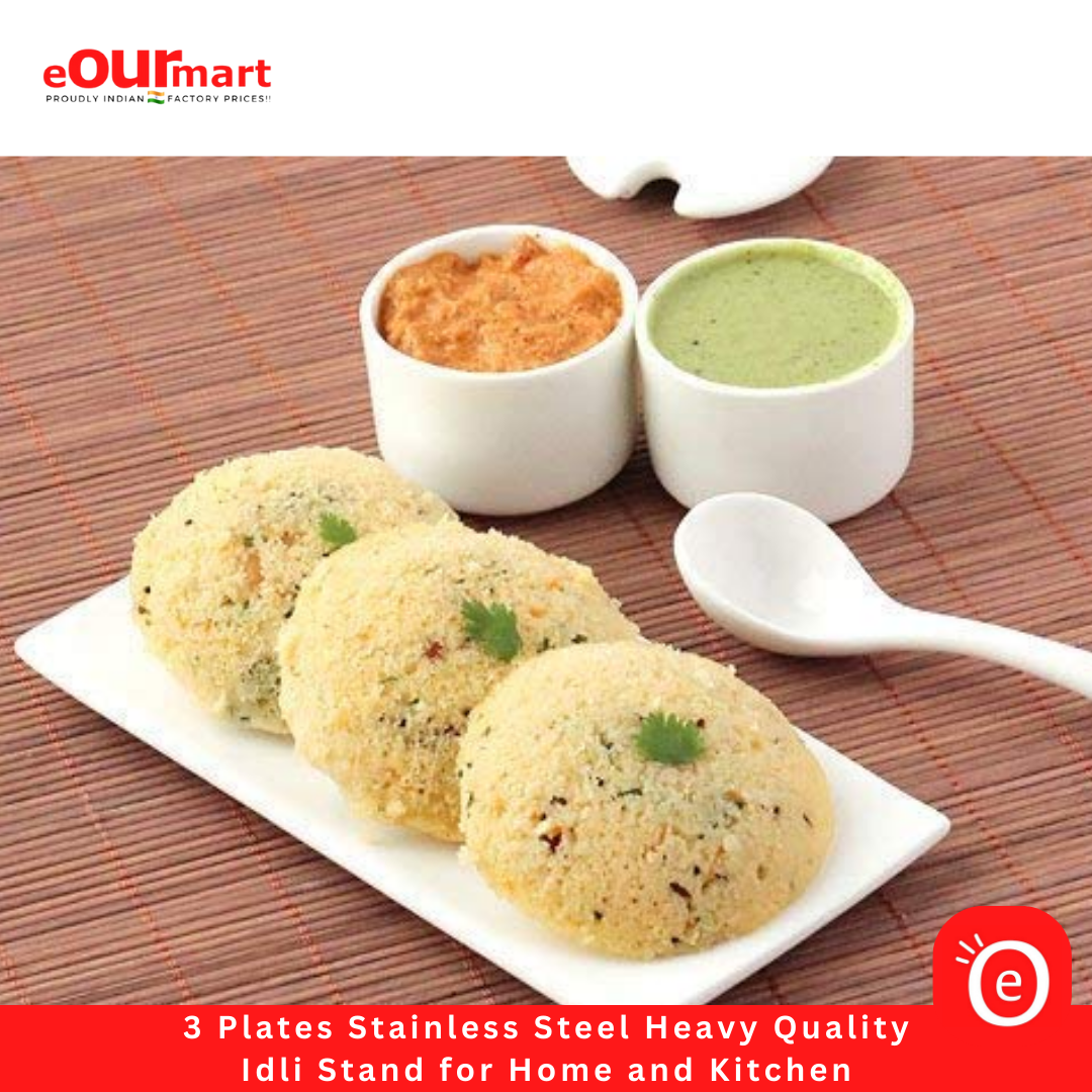 Edli Stand Idli Stand With Stainless Steel Plates | Idli Stand for Home and ...