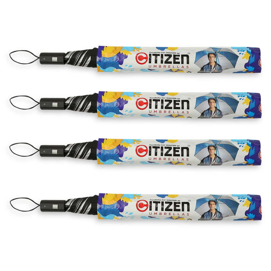 Buy Online CITIZEN Umbrella 2 Fold @163.90/- Factory Price - All India Delivery  | Black, 48 Pcs @7868.90/-