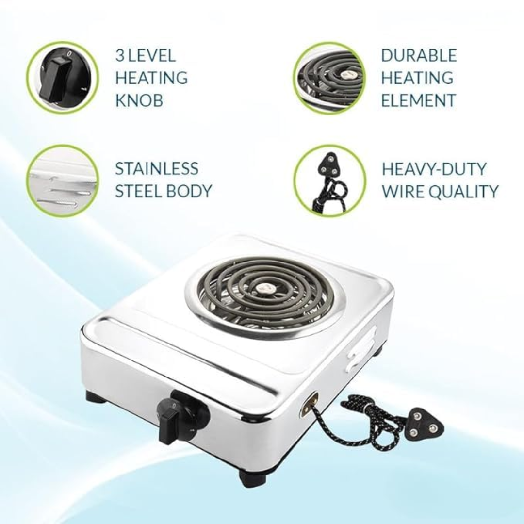 Buy Stove Electric Cooking Heater,Coil Based  @2999 | Lpg Shortage Option,All India Delivery