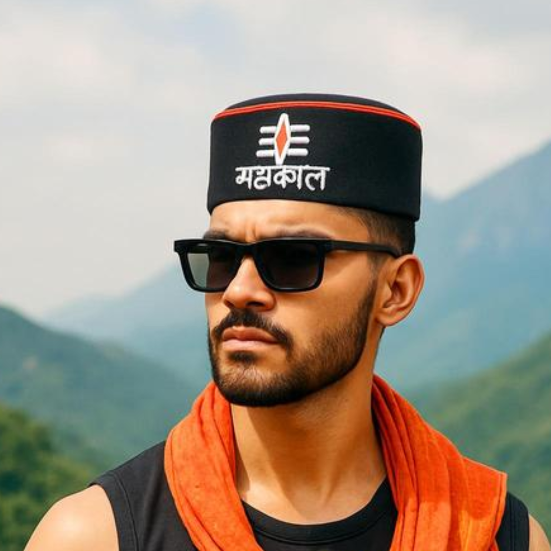 Mahadev/Mahakal Unisex Himachali Kullu Kinnauri Patti Woolen Cap