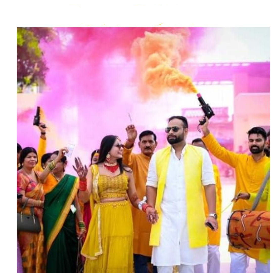 Holi Pyro Colours 3 in 1 Multicolor, Pack of 6 Pcs @269.40/- | Holi Rang Pyro Refill | Holi Color Smoke, Brand may differ