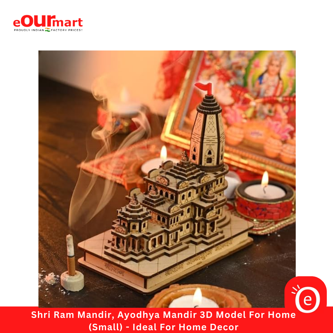 Shri Ram Mandir, Ayodhya Mandir 3D Model For Home
