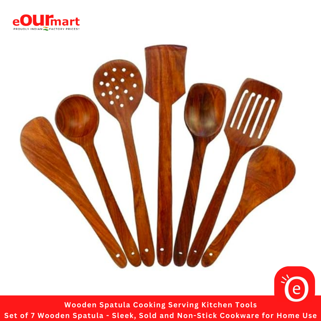 Wooden Spatula Cooking Serving Kitchen Tools 