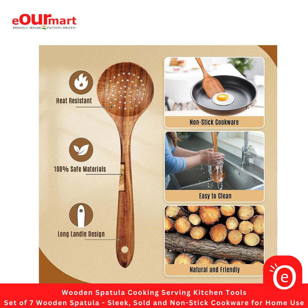 Wooden Spatula Cooking Serving Kitchen Tools