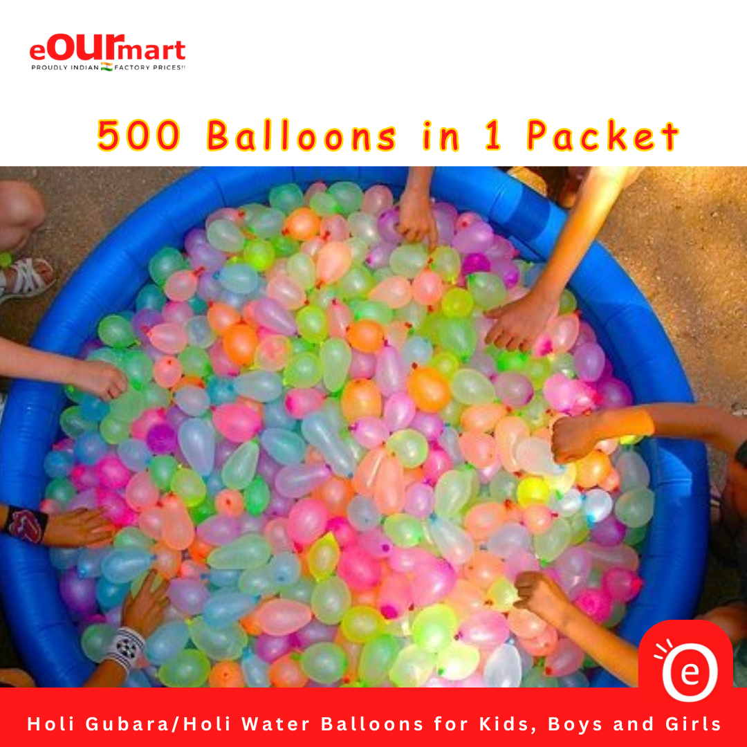 Holi Balloons/Holi Gubbare - Water Balloon For Holi Mega Pack Of 500 Pcs