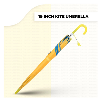 Kite Shape Umbrella For Kids, Size - 19 Inch, Colour May Vary