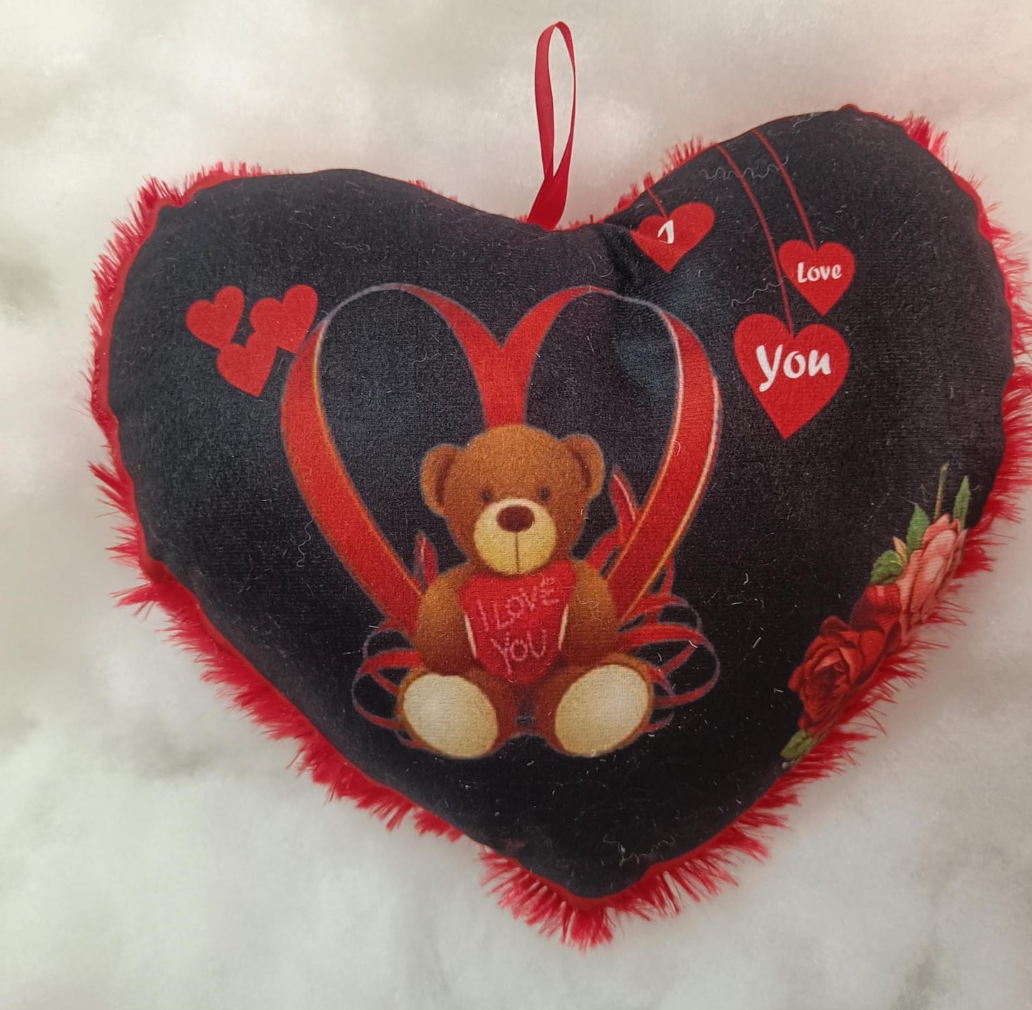 Soft Plush Love Shape Dil, Mix Design And Print | Valentine Special Heart | Love Heart Cushion Soft Stuffed Plush Toy For Boys & Girls Wedding Anniversary Birthday Valentine's Day