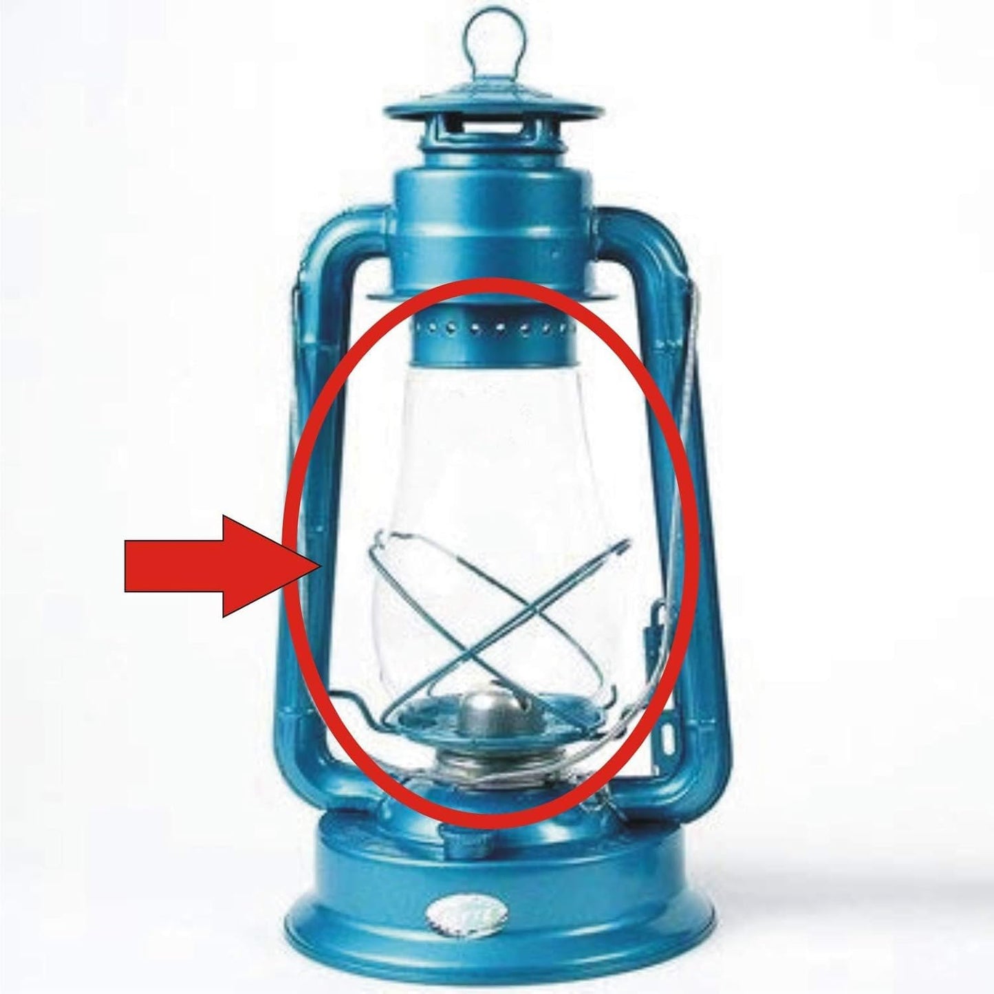 Lantern Glass Chimney | Suitable For Candle And Diya Covering Glass, Akhand Diya Flame Guard | Metal Kerosene Lantern Lamp Chimney | Mitti ka Tel Wala Lalten Chimney