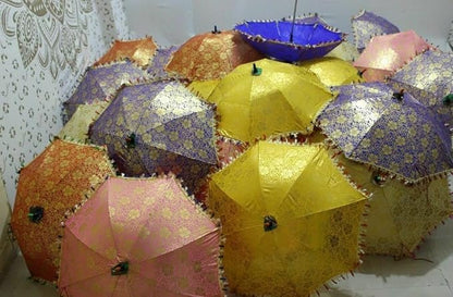 Decorative Indian Umbrella 17 Inch | Single Fold Manual At Factory Rate
