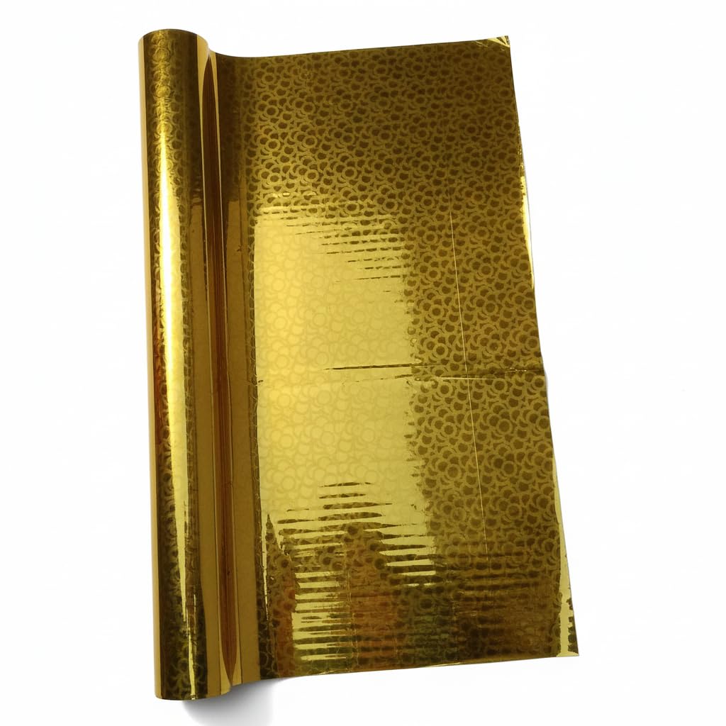 Golden Gift Wrapping Paper | Diwali Gift Wrap Sheet | Decorative Gift Packing Paper 65 × 45 cm | Factory Rate