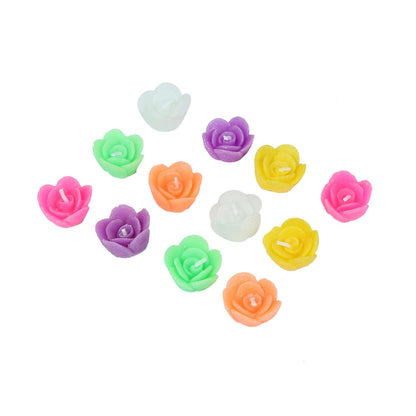 Diwali Candles For Home Decoration | Flower Shape Floating Candles (Small Size)