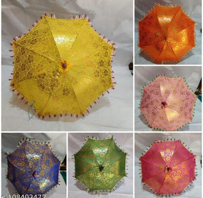 Decorative Indian Umbrella 17 Inch | Single Fold Manual At Factory Rate