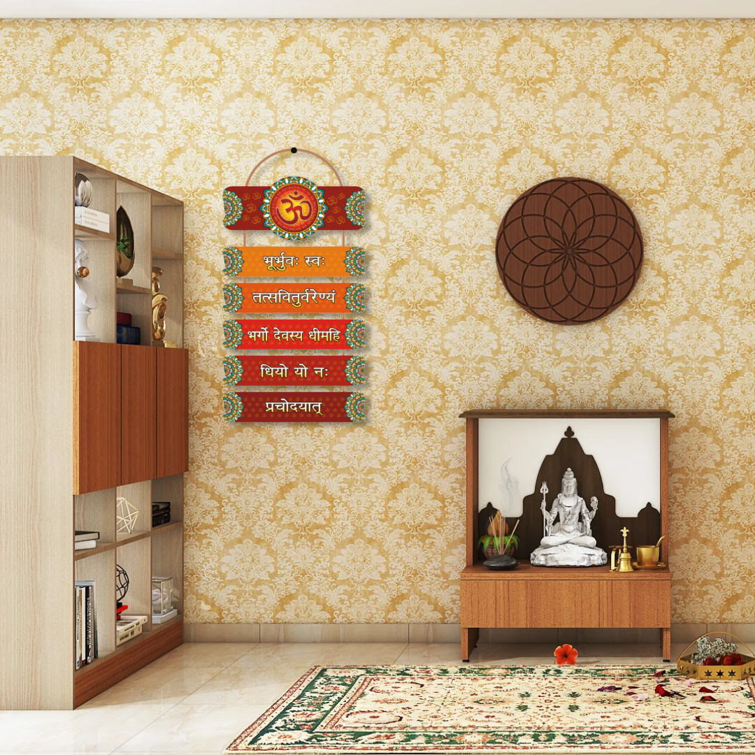 Beautiful Buddha Design Wooden Wall Hanging, Living Room Wooden Wall D –  WallMantra