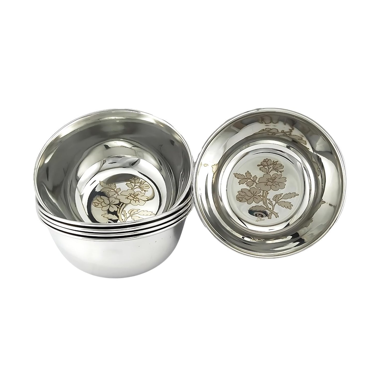 Buy 6 Piece Stainless Steel Serving Bowl Set | Utility Gift @ ₹31/- Per Piece | All India Delivery