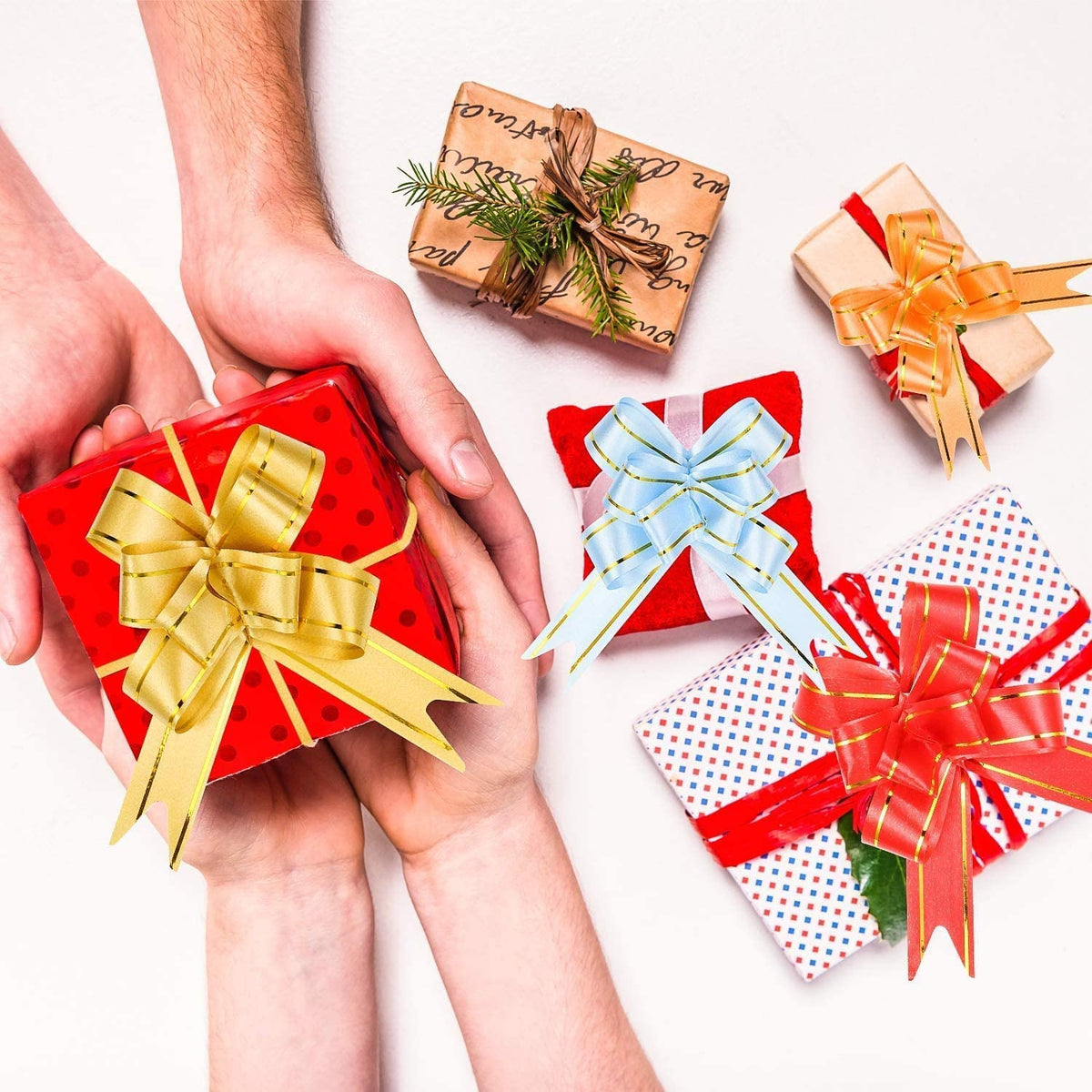 Diwali Gift Packing Bows | Decorative Ribbon Bows for Gift Wrapping At Factory Rate