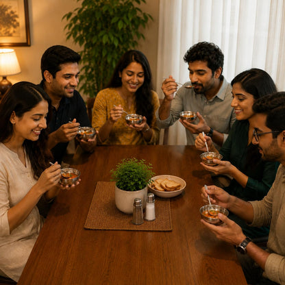Buy 6 Pcs Stainless Steel Bowl with 6 Spoons Online | Utility Gift  ₹31/- Per Piece | All India Delivery