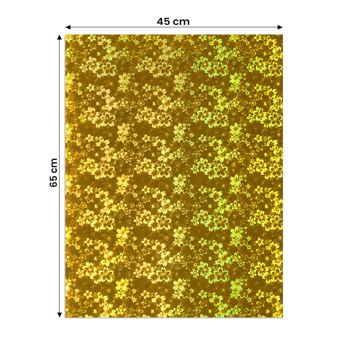 Golden Gift Wrapping Paper | Diwali Gift Wrap Sheet | Decorative Gift Packing Paper 65 × 45 cm | Factory Rate
