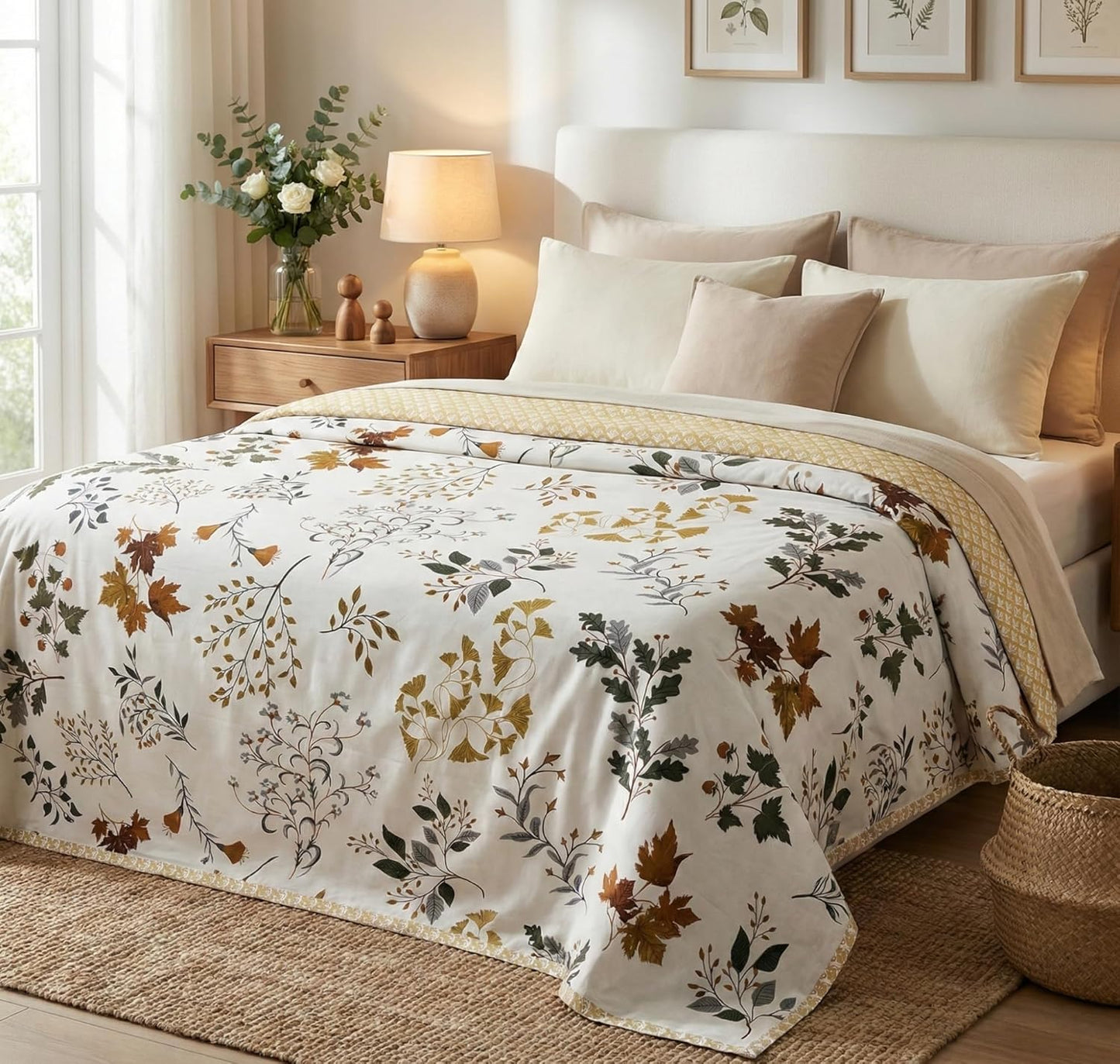 Diwali Gift ₹299 | Reversible Double Bed Cotton Blanket At Factory Rate