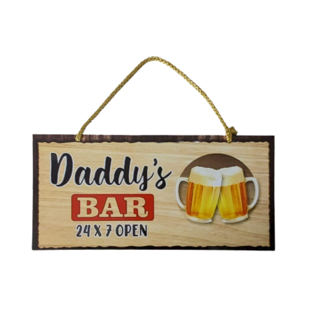 Bar Quote Wall Hanging