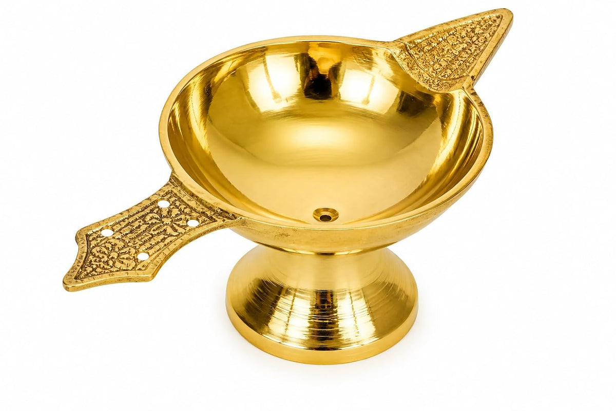 Brass Diya for Puja Small Size Akhand Diya for Puja 