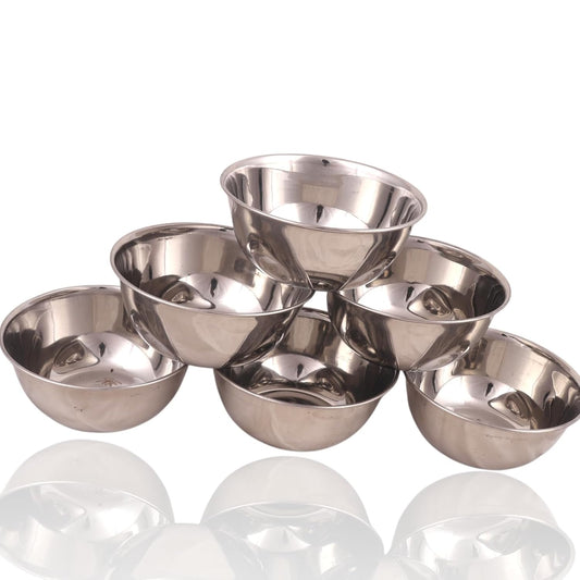 Buy 6 Piece Stainless Steel Serving Bowl 