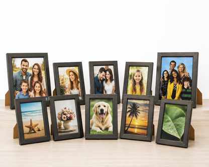 Buy Online Photo frame 5X7 Inch @59/- x 24 Pcs = 1416/- Free All India Delivery Brown / Black Color