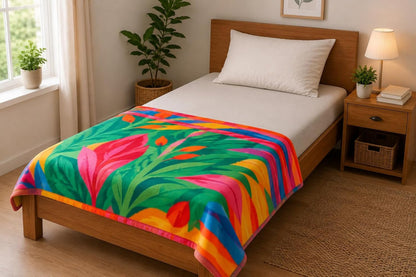 Donation Blanket Floral Blanket wholesale