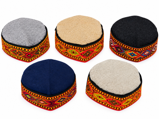 Himachali Winter Cap for Men & Women | Traditional Woolen Cap (Multicolor)