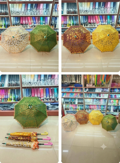 Decorative Indian Umbrella 17 Inch | Single Fold Manual At Factory Rate