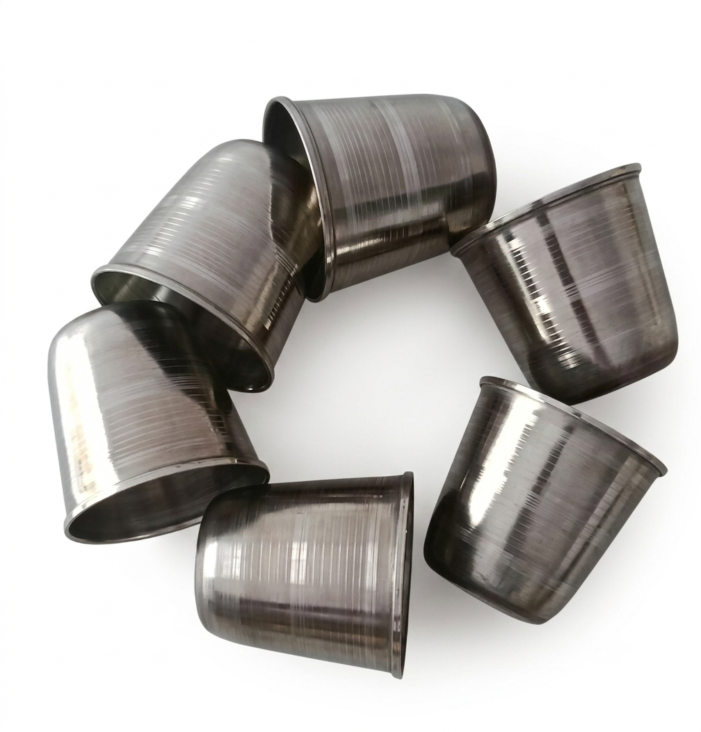 Buy 6 Piece Stainless Steel Glass Set Online | Utility Gift @ ₹31/- Per Piece| All India Delivery