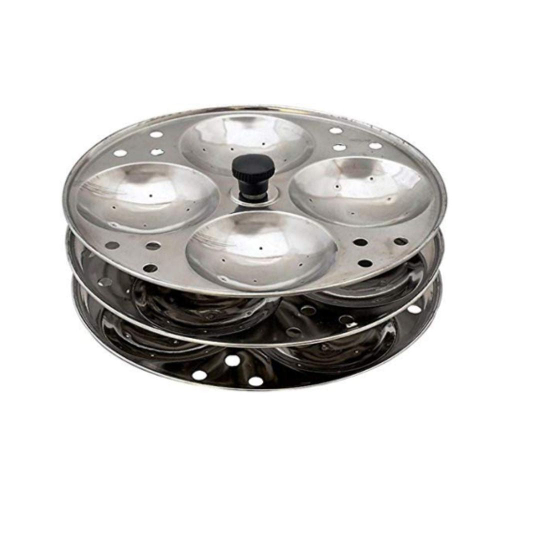 Edli Stand Idli Stand With Stainless Steel Plates | Idli Stand for Home and ...
