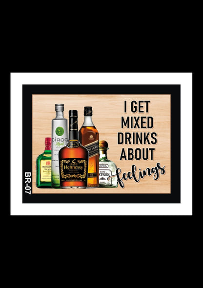 Bar Quote White Photo Frame @ Factory Price 14X18