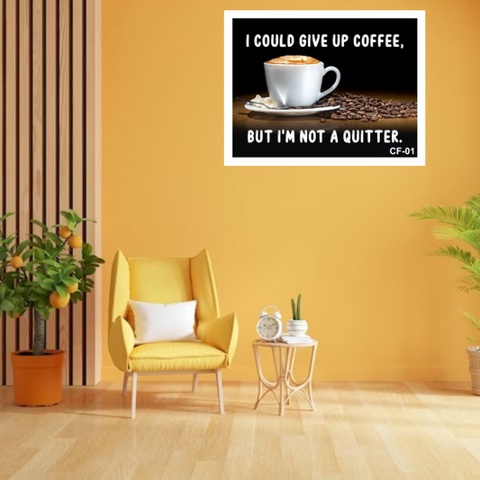 Coffee Lover Quote Photo Frame