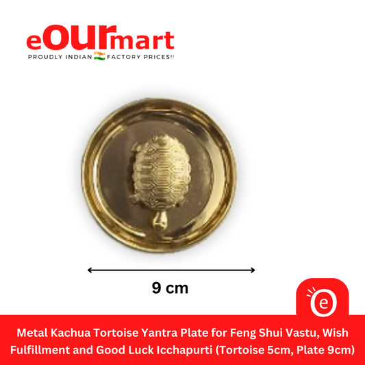 Metal Kachua Tortoise with Plate