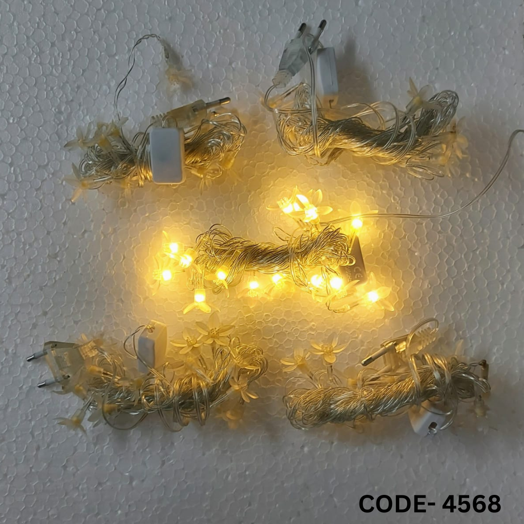Silicon String Light Silicon Fairy Flower LED String Light For Indoor Outdoor Decoration ...