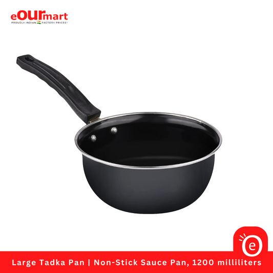 Large Tadka Pan | Non-Stick Sauce Pan, 1200 milliliters