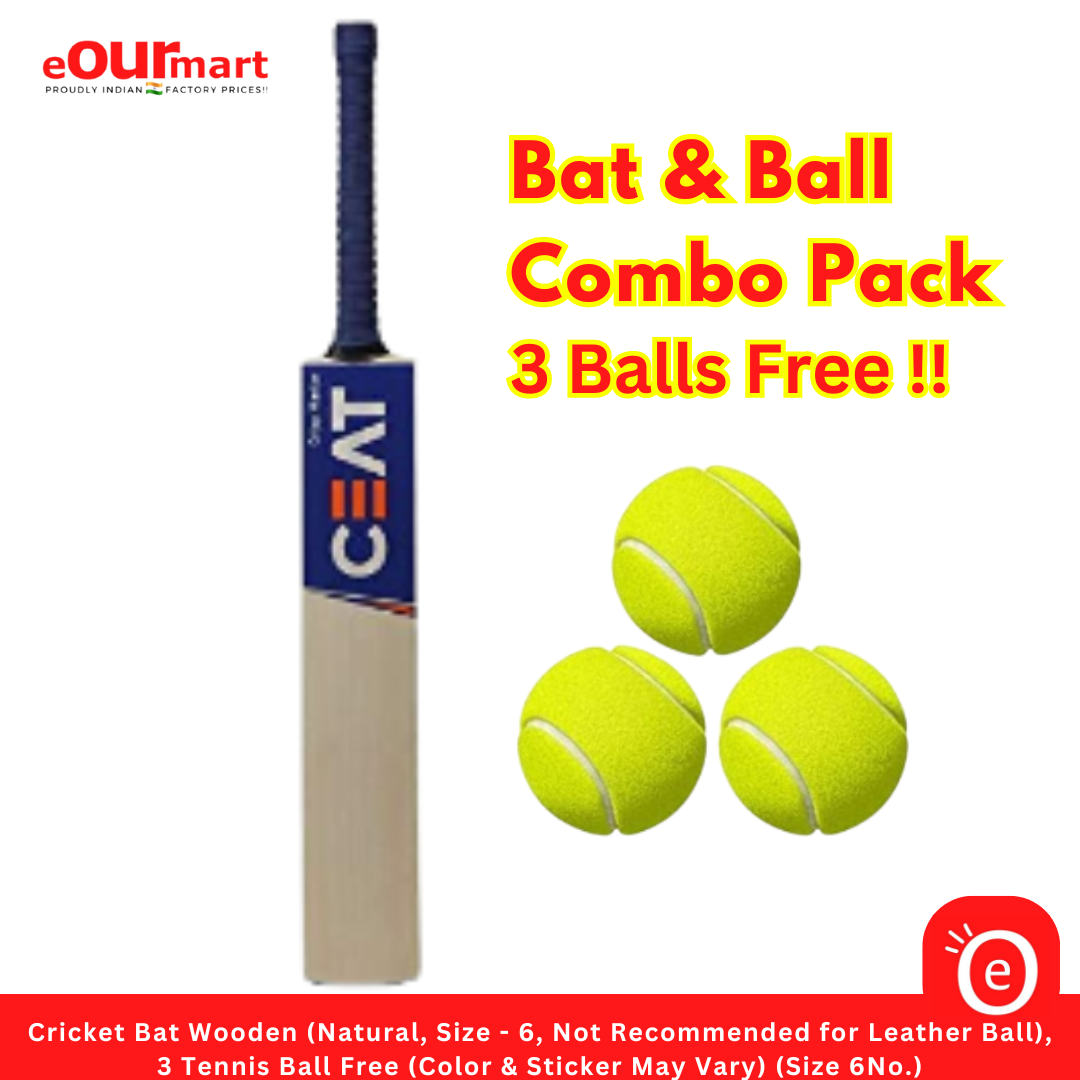 tennis ball cricket bat
