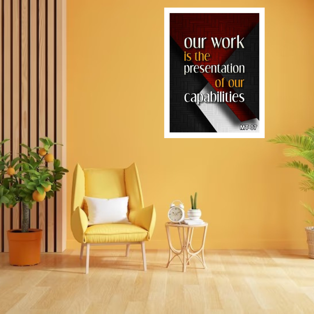 Motivational Quotes Wall Frame