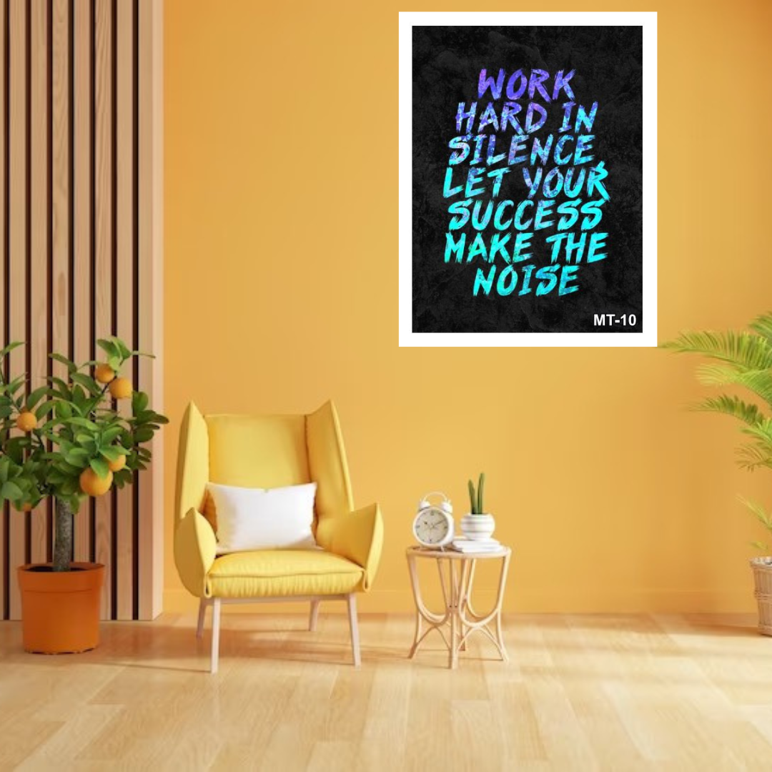 Success Quote Wall Frame