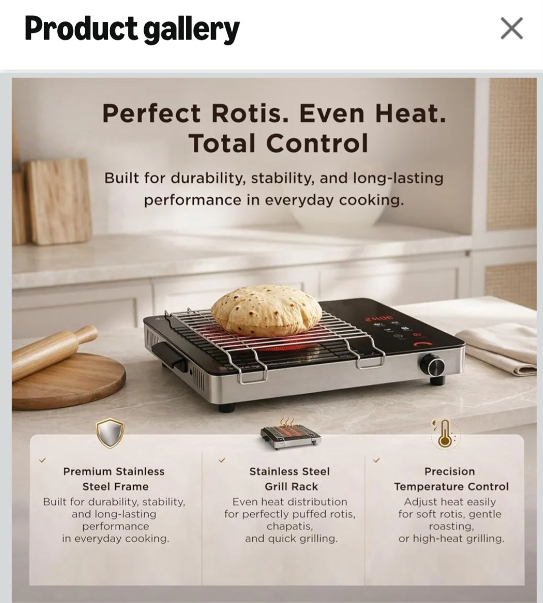 Buy Stove Electric Induction  infrared @3999 Use Any Utensil.All India Delivery