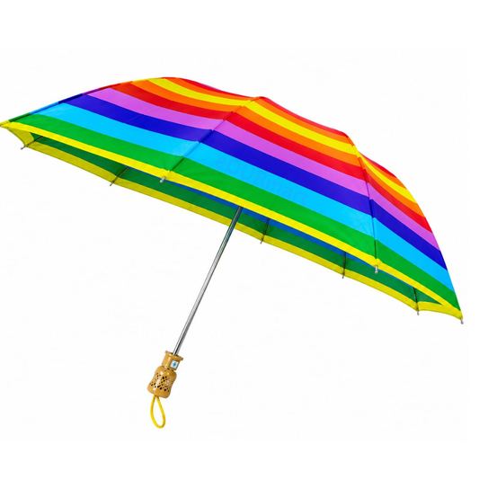 Umbrella 2 Fold Rainbow 