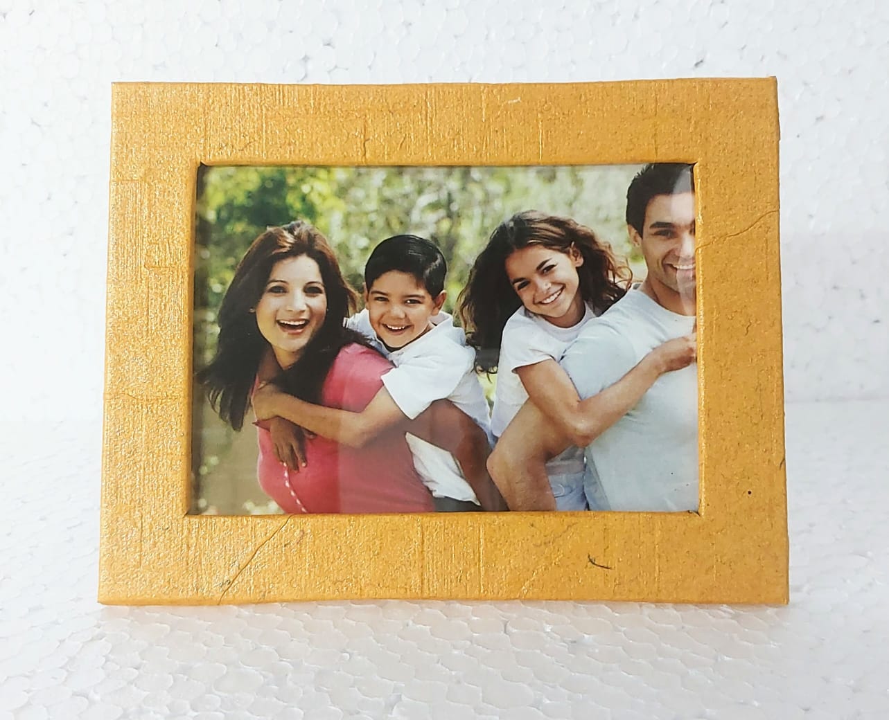 Photo Frame 3.5x5 Inch Hand Made Paper Eco friendly colours May vary No Glass (10 Pcs)