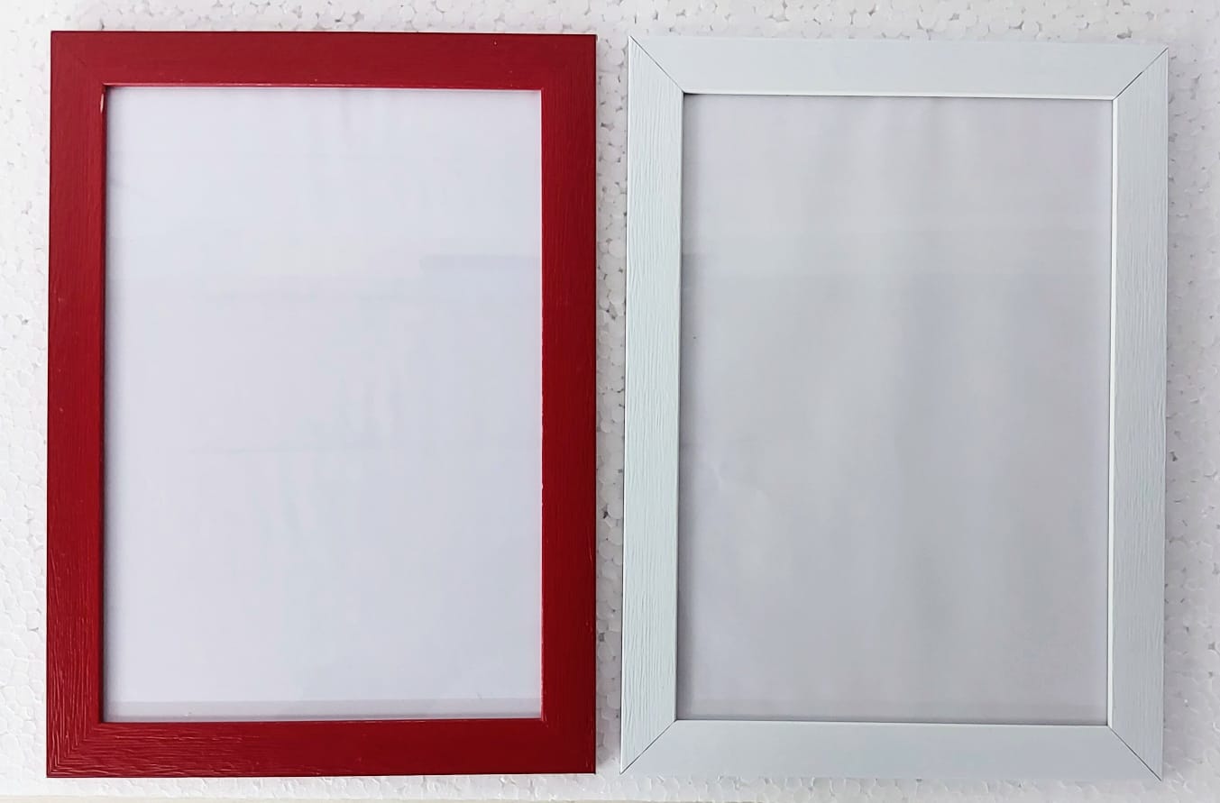 Photo frame Color Glass & Synthetic Wood Moq 100 @ Factory price 8X12