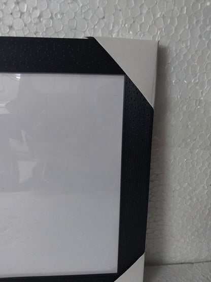 12x18 Inch Photo Frame | Wall Mounting Photoframe | Synthetic Wood Moulding with Unbreakable Plastic Glass (Black), MOQ 100 Pcs