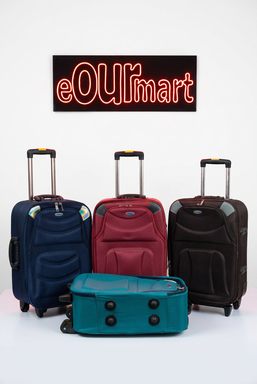 Cabin Size Trolley Suitcase with Lock | Heavy-Duty Travel Luggage for Gifting