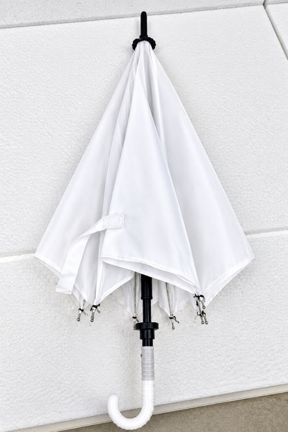 White Umbrella 17 Inch Single Fold At Factory Rate