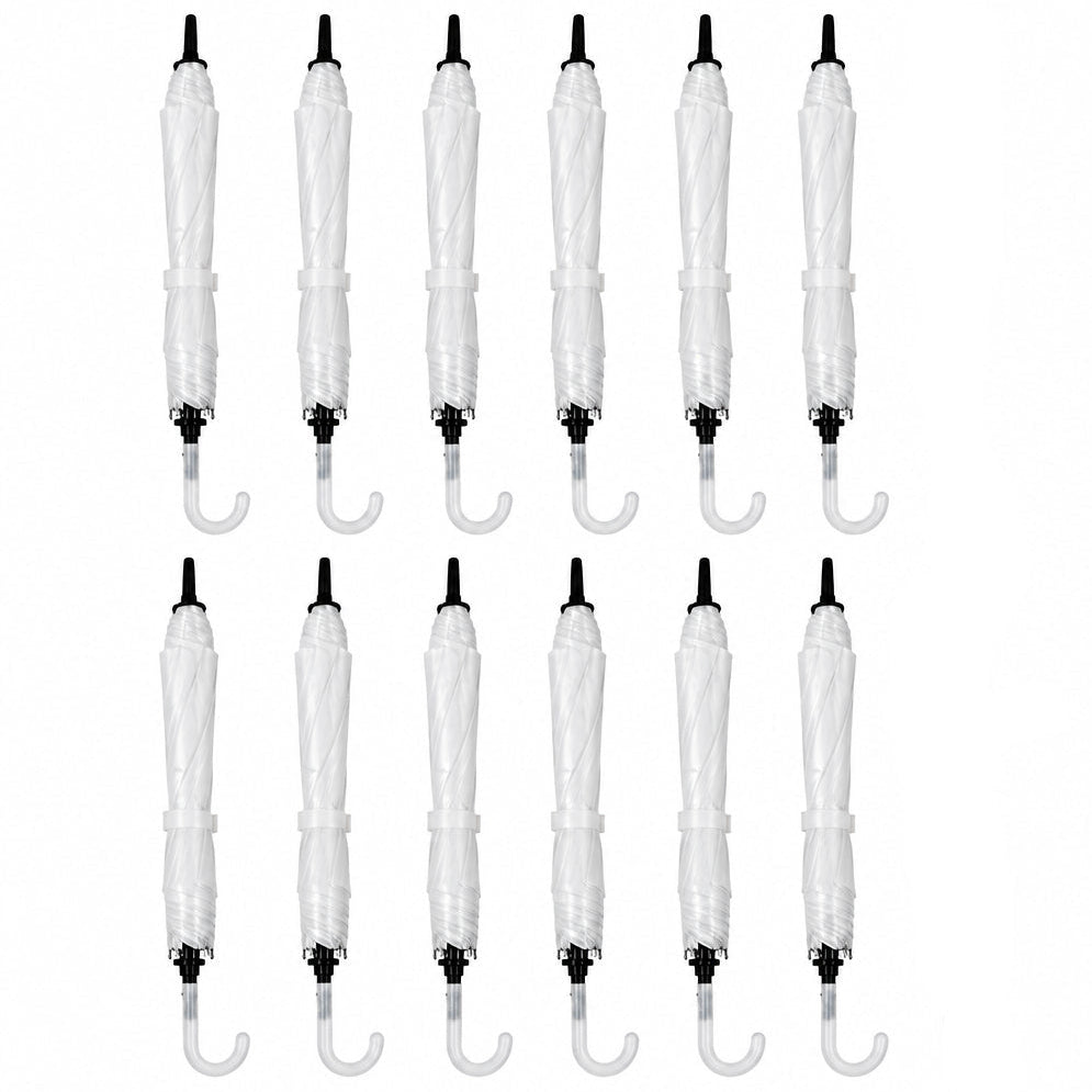 White Umbrella 17 Inch Single Fold At Factory Rate